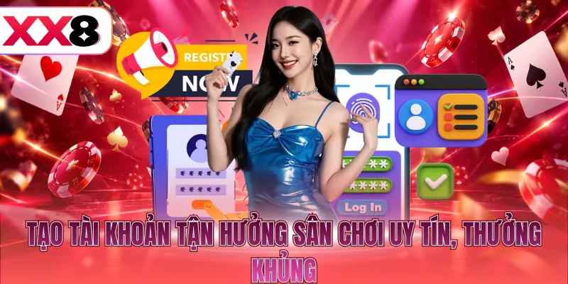 Tạo tài khoản tận hưởng sân chơi uy tín, thưởng khủng